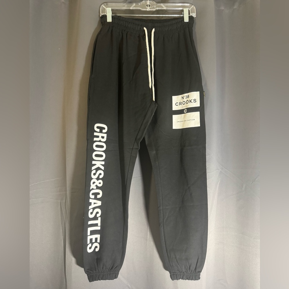 Crooks & Castles Black Kids Sweatpants